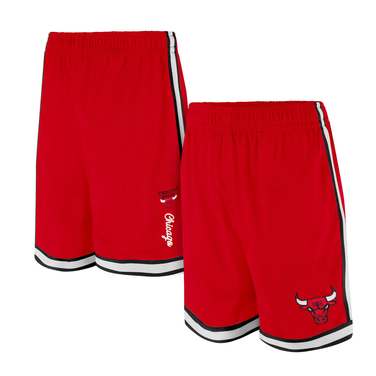 Ultra Game Boys NBA Official Soft Air Mesh Slam Basketball Shorts - Classic Fit | Chicago Bulls