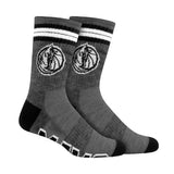 Ultra Game Boys NBA Official Athletic Cushioned Team Crew Socks - 3 Pack | Dallas Mavericks