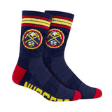 Ultra Game Boys NBA Official Athletic Cushioned Team Crew Socks - 3 Pack | Denver Nuggets