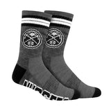 Ultra Game Boys NBA Official Athletic Cushioned Team Crew Socks - 3 Pack | Denver Nuggets