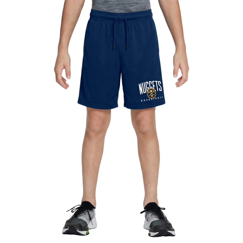 Ultra Game Boys NBA Official Soft Air Mesh Teamster Basketball Shorts - Classic Fit | Denver Nuggets