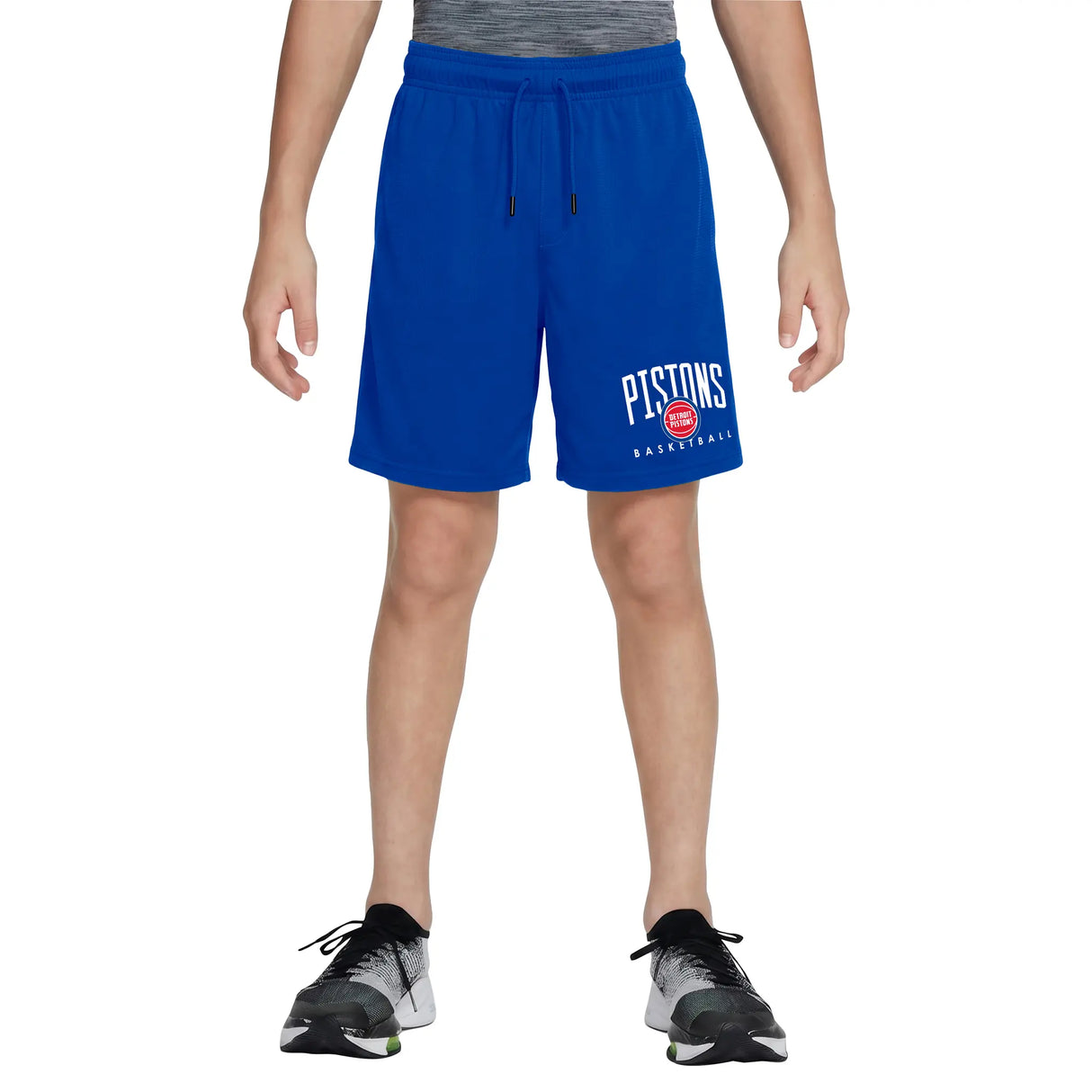 Ultra Game Boys NBA Official Soft Air Mesh Teamster Basketball Shorts - Classic Fit | Detroit Pistons