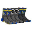 Ultra Game Boys NBA Official Athletic Cushioned Team Crew Socks - 3 Pack | Golden State Warriors