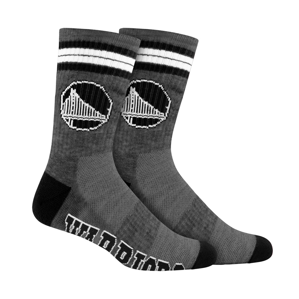 Ultra Game Boys NBA Official Athletic Cushioned Team Crew Socks - 3 Pack | Golden State Warriors