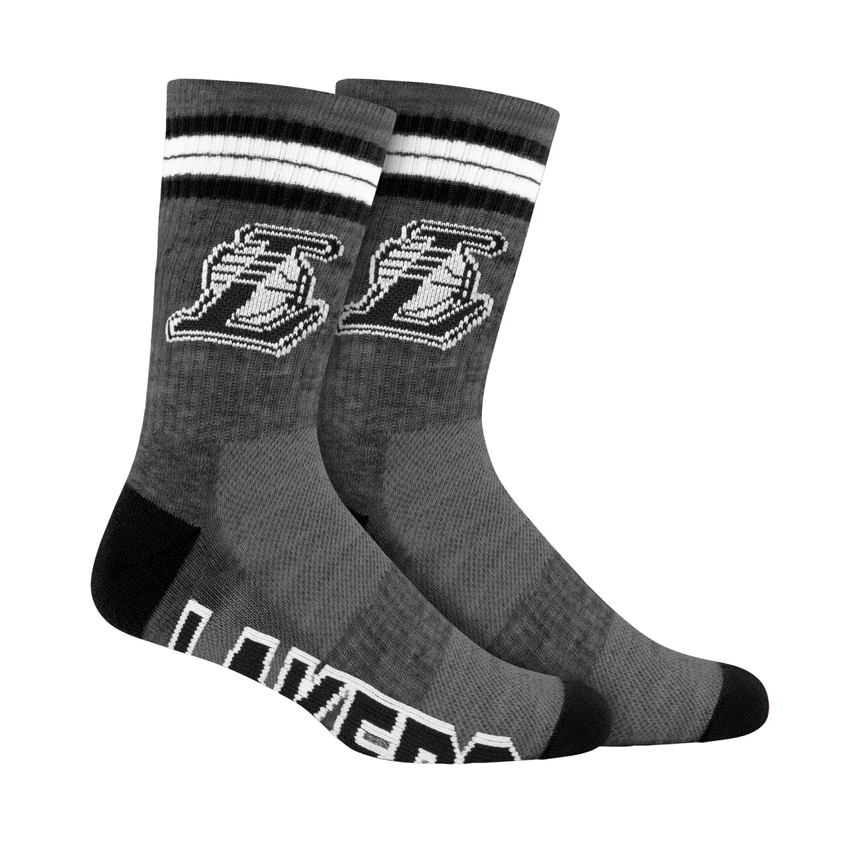 Ultra Game Boys NBA Official Athletic Cushioned Team Crew Socks - 3 Pack | Los Angeles Lakers