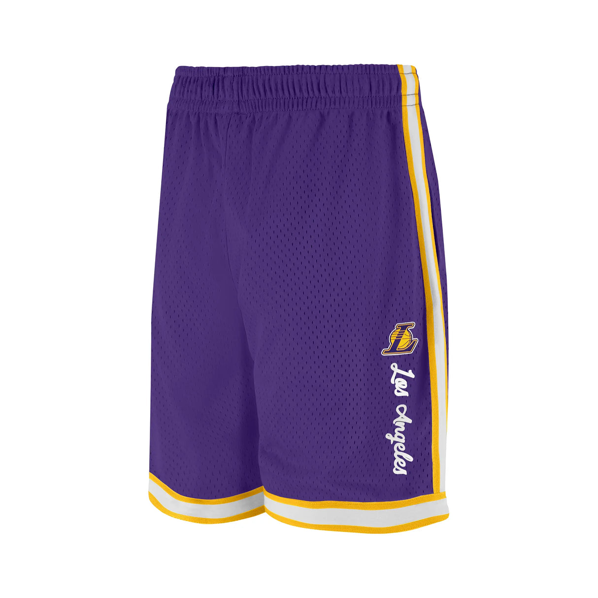 Ultra Game Boys NBA Official Soft Air Mesh Slam Basketball Shorts - Classic Fit | Los Angeles Lakers