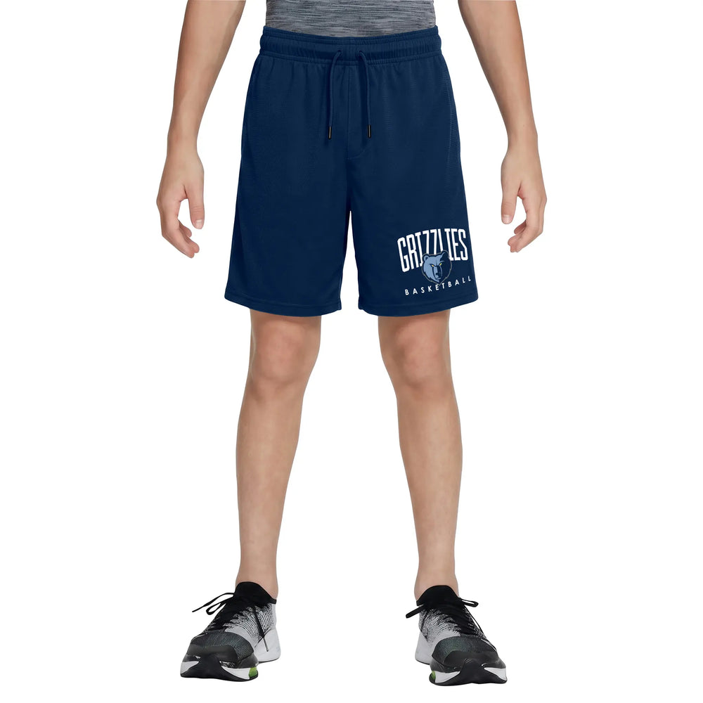 Ultra Game Boys NBA Official Soft Air Mesh Teamster Basketball Shorts - Classic Fit | Memphis Grizzlies