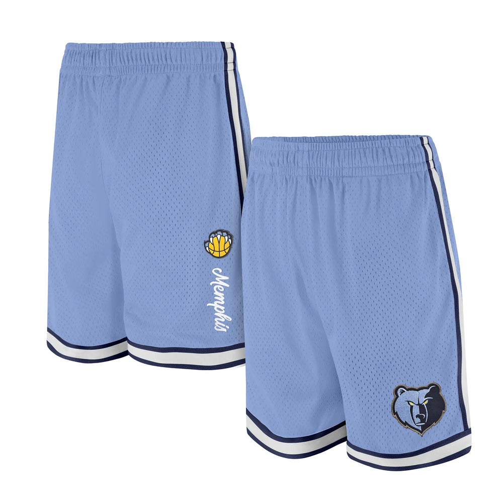 Ultra Game Boys NBA Official Soft Air Mesh Slam Basketball Shorts - Classic Fit | Memphis Grizzlies