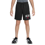 Ultra Game Boys NBA Official Soft Air Mesh Teamster Basketball Shorts - Classic Fit | Miami Heat