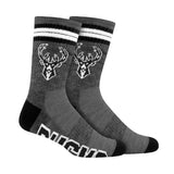Ultra Game Boys NBA Official Athletic Cushioned Team Crew Socks - 3 Pack | Milwaukee Bucks