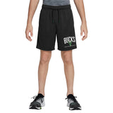 Ultra Game Boys NBA Official Soft Air Mesh Teamster Basketball Shorts - Classic Fit | Milwaukee Bucks