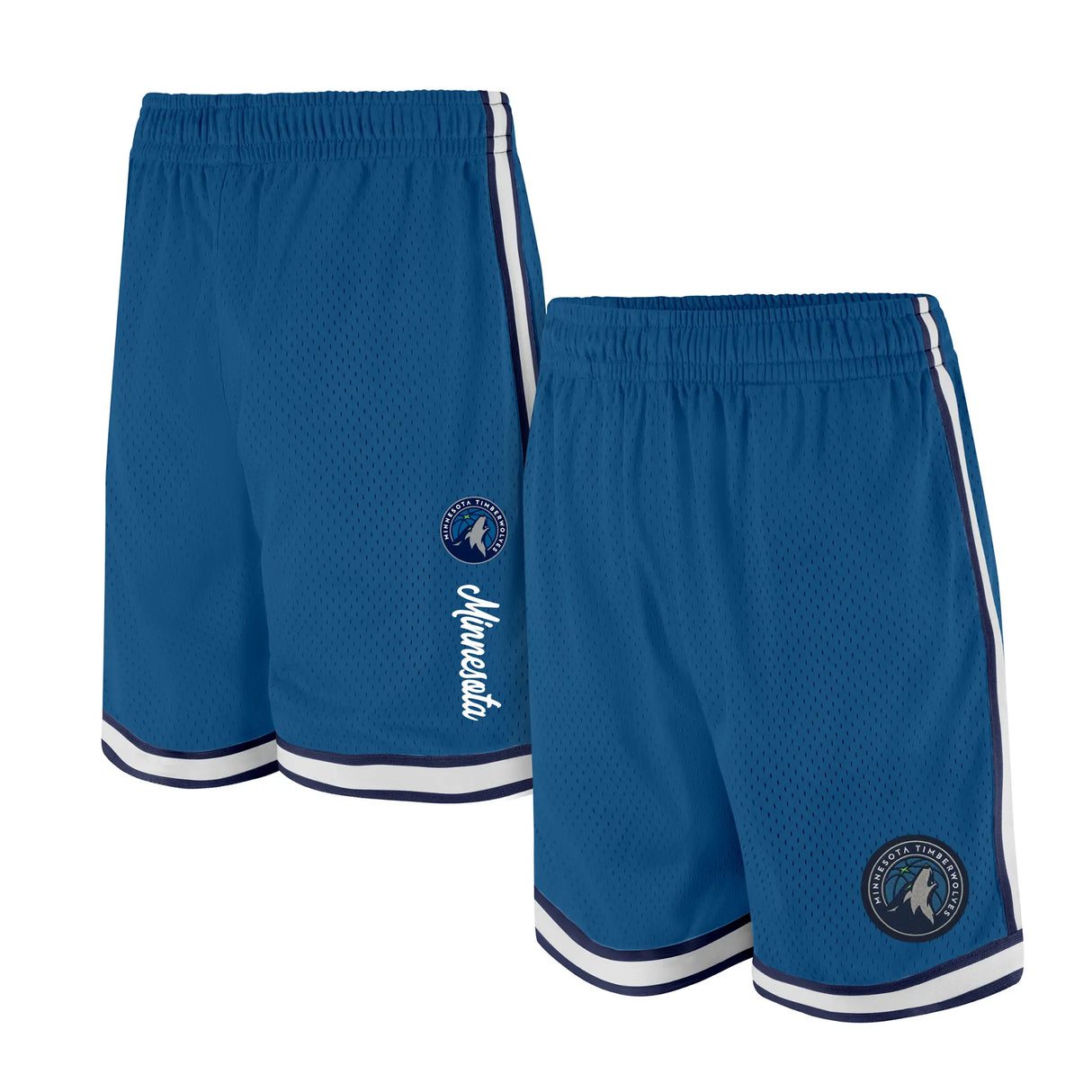 Ultra Game Boys NBA Official Soft Air Mesh Slam Basketball Shorts - Classic Fit | Minnesota Timberwolves
