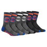 Ultra Game Boys NBA Official Athletic Cushioned Team Crew Socks - 3 Pack | New York Knicks
