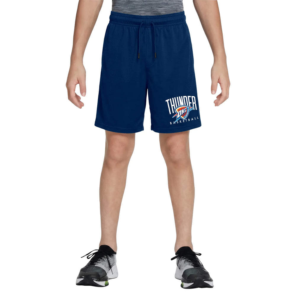 Ultra Game Boys NBA Official Soft Air Mesh Teamster Basketball Shorts - Classic Fit | Oklahoma City Thunder
