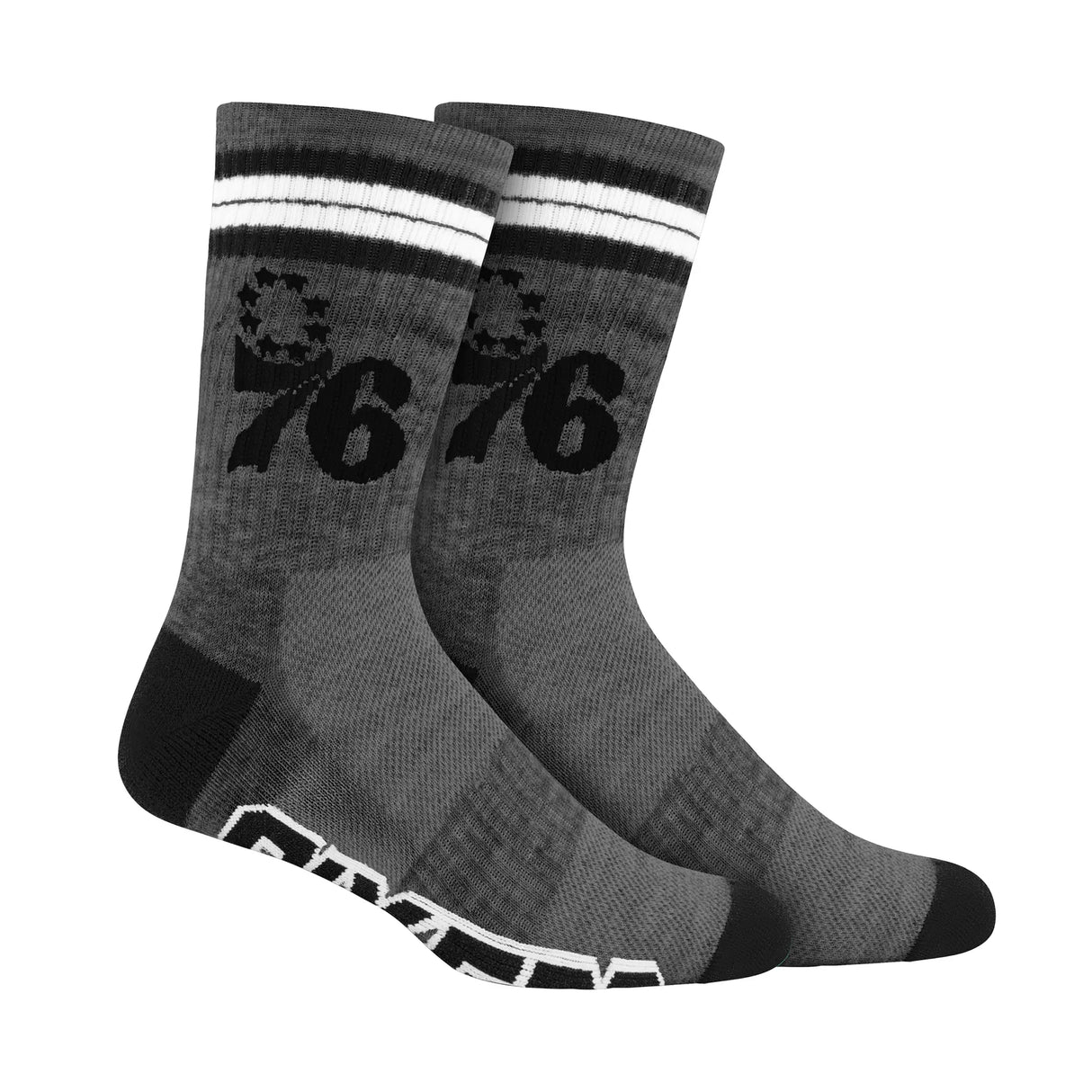 Ultra Game Boys NBA Official Athletic Cushioned Team Crew Socks - 3 Pack | Philadelphia 76ers