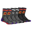 Ultra Game Boys NBA Official Athletic Cushioned Team Crew Socks - 3 Pack | Phoenix Suns