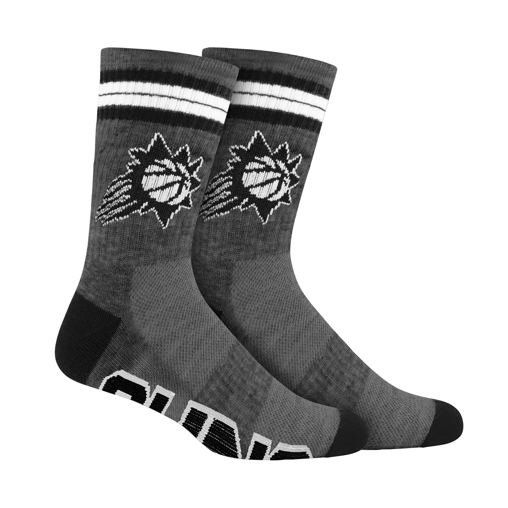 Ultra Game Boys NBA Official Athletic Cushioned Team Crew Socks - 3 Pack | Phoenix Suns