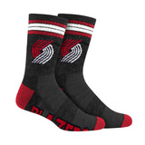 Ultra Game Boys NBA Official Athletic Cushioned Team Crew Socks - 3 Pack | Portland Trail Blazers