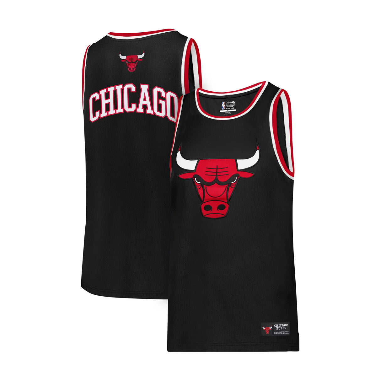 Ultra Game Men's NBA Official Super Soft Jersey Tank Top Muscle T-Shirt | Chicago Bulls