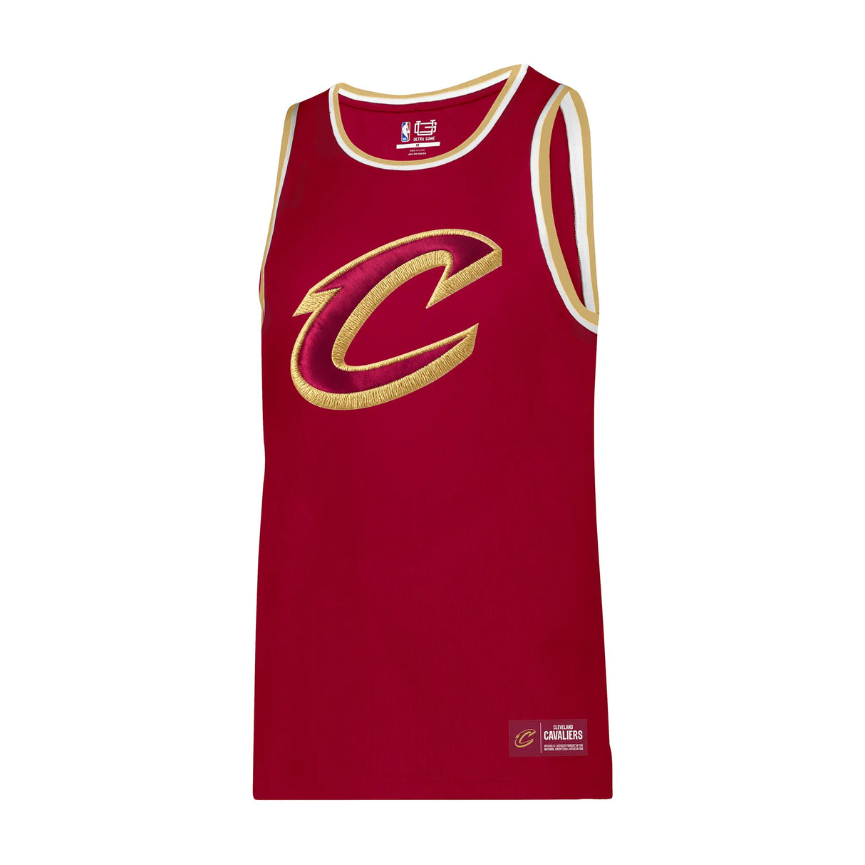 Ultra Game Men's NBA Official Super Soft Jersey Tank Top Muscle T-Shirt | Cleveland Cavaliers