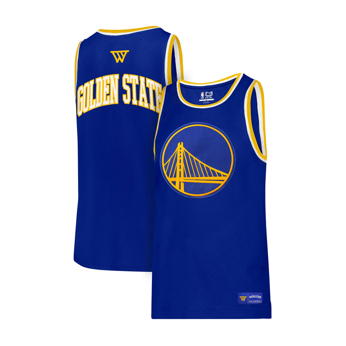 Ultra Game Men's NBA Official Super Soft Jersey Tank Top Muscle T-Shirt | Golden State Warriors