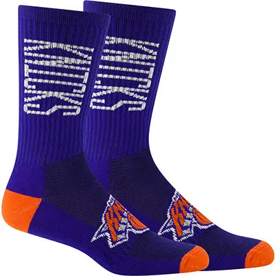 ultra game mens nba official assorted color athletic cushioned vertical attack team crew socks 3 pack feature 1