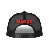 Ultra Game Men’s NBA Official Snap Back All Around The World Trucker Baseball Cap Hat | Atlanta Hawks