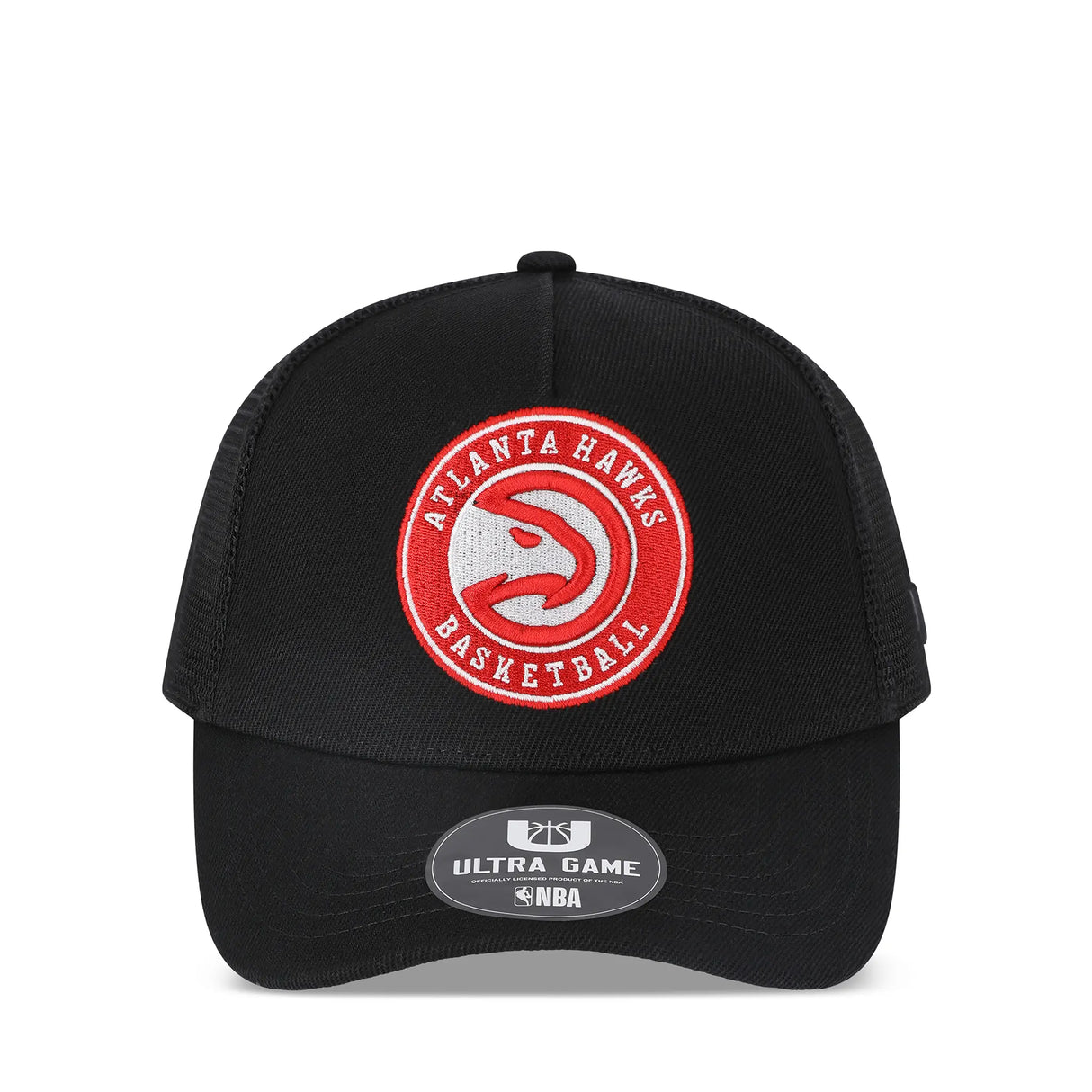 Ultra Game Men’s NBA Official Snap Back All Around The World Trucker Baseball Cap Hat | Atlanta Hawks