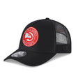 Ultra Game Men’s NBA Official Snap Back All Around The World Trucker Baseball Cap Hat | Atlanta Hawks