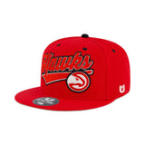 Ultra Game Men’s NBA Official Snap Back 3D Embroidered Team Logo Baseball Cap Hat | Atlanta Hawks