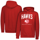Ultra Game Men's NBA Official Super Soft Teamster Hoodie Sweatshirt | Atlanta Hawks
