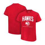 Ultra Game Men's NBA Official Super Soft Teamster Short Sleeve T-Shirt | Atlanta Hawks