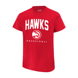 Ultra Game Men's NBA Official Super Soft Teamster Short Sleeve T-Shirt | Atlanta Hawks
