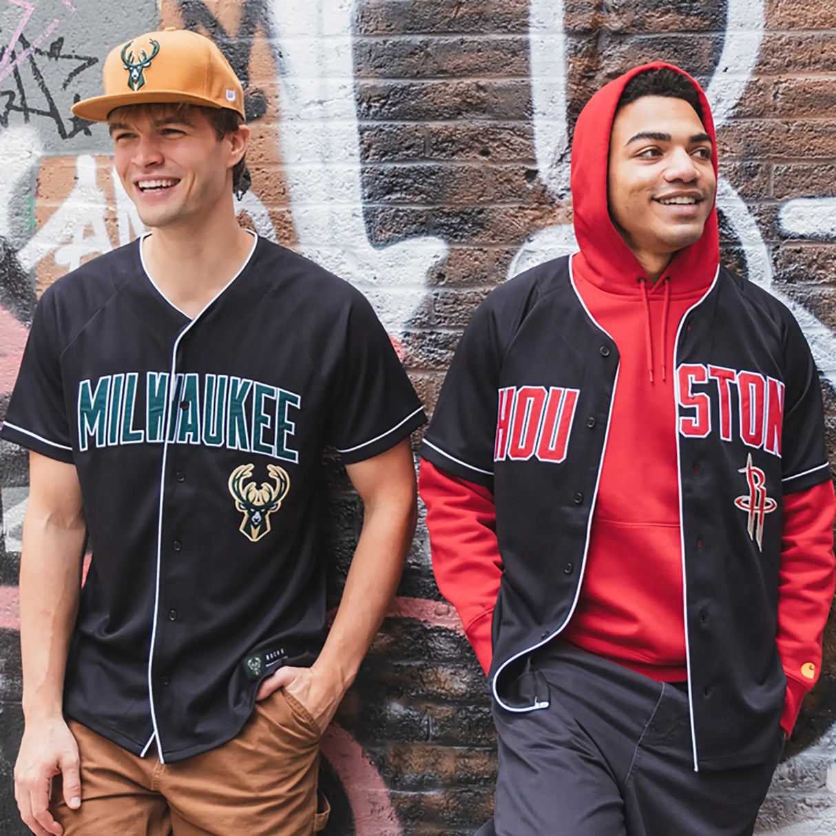 Ultra Game Men’s NBA Official Super Soft Button Down Jersey Baseball Shirt | Miami Heat