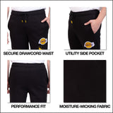Ultra Game Men's NBA Official Super Soft Team Jogger Sweatpants | Chicago Bulls