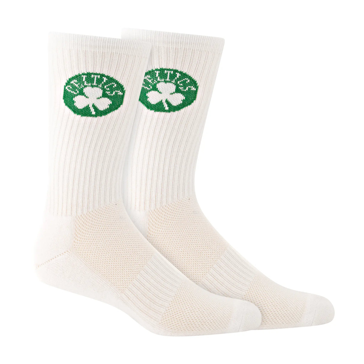 Ultra Game Men's NBA Official Athletic Cushioned Core Logo Team Crew Socks - 3 Pack | Boston Celtics