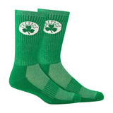 Ultra Game Men's NBA Official Athletic Cushioned Core Logo Team Crew Socks - 3 Pack | Boston Celtics
