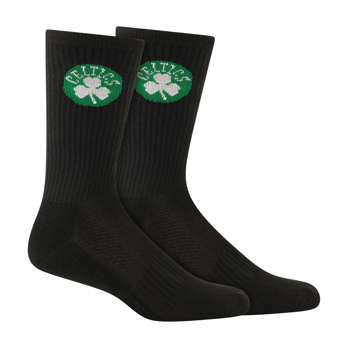 Ultra Game Men's NBA Official Athletic Cushioned Core Logo Team Crew Socks - 3 Pack | Boston Celtics