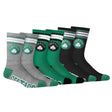 Ultra Game Men's NBA Official Athletic Cushioned Secure Fit Team Crew Socks - 3 Pack | Boston Celtics