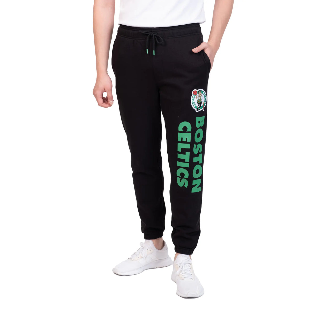 Ultra Game Men's NBA Official Super Soft Team Jogger Sweatpants | Boston Celtics