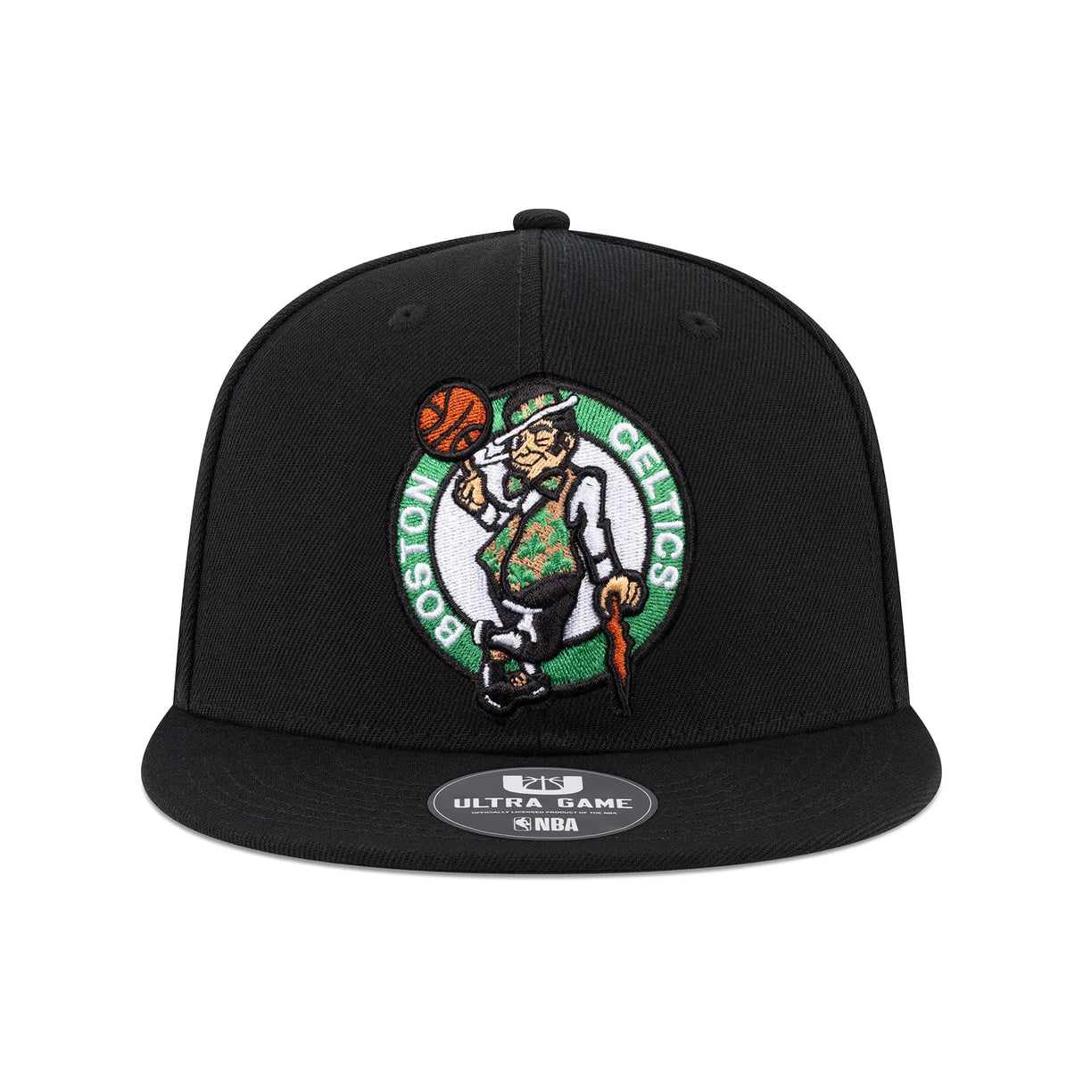 Ultra Game Men’s NBA Official Twill Snap Back Ultimate Baseball Cap Hat | Boston Celtics
