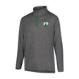 Ultra Game Men's NBA Official Super Soft Quarter Zip Long Sleeve T-Shirt | Boston Celtics