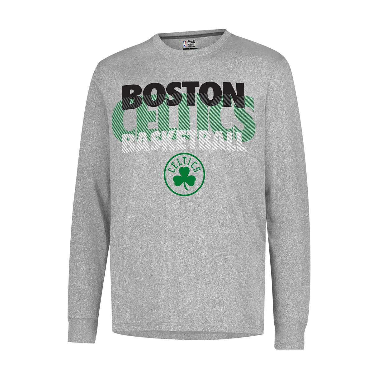 Ultra Game Men’s NBA Official Super Soft Supreme Long Sleeve T-Shirt | Boston Celtics