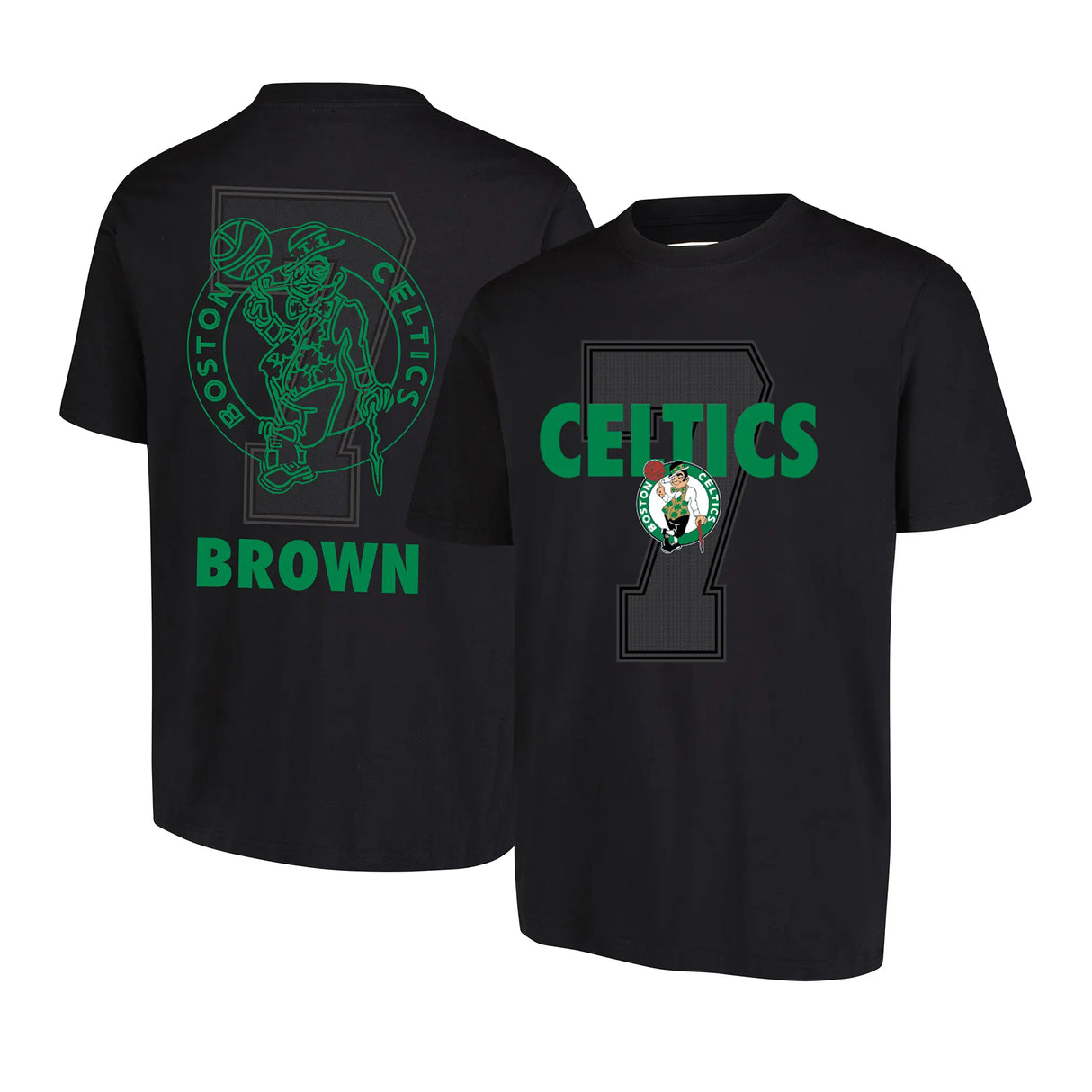 Ultra Game Men's NBA Official Super Soft Fly High Players T-Shirt | Boston Celtics - Jaylen Brown