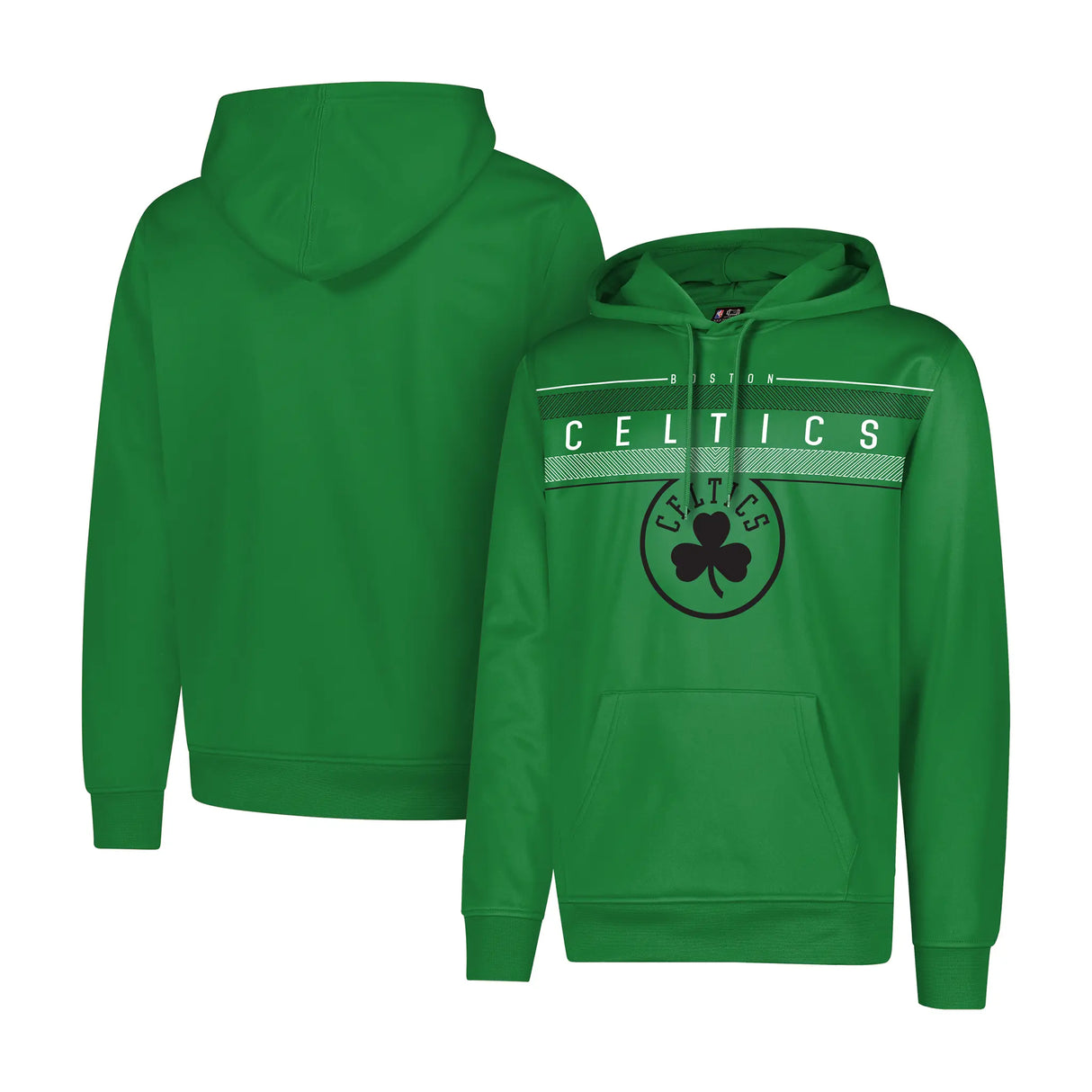 Ultra Game Men's NBA Official Super Soft Midtown Hoodie Sweatshirt | Boston Celtics