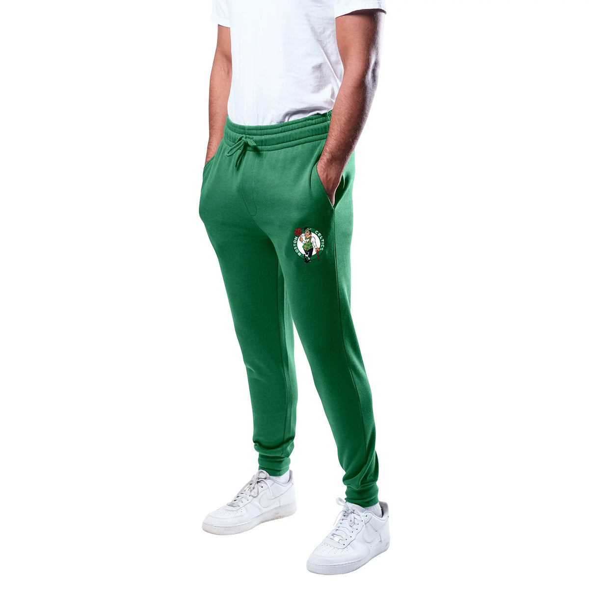 Ultra Game Men's NBA Official Super Soft Team Jogger Sweatpants | Boston Celtics