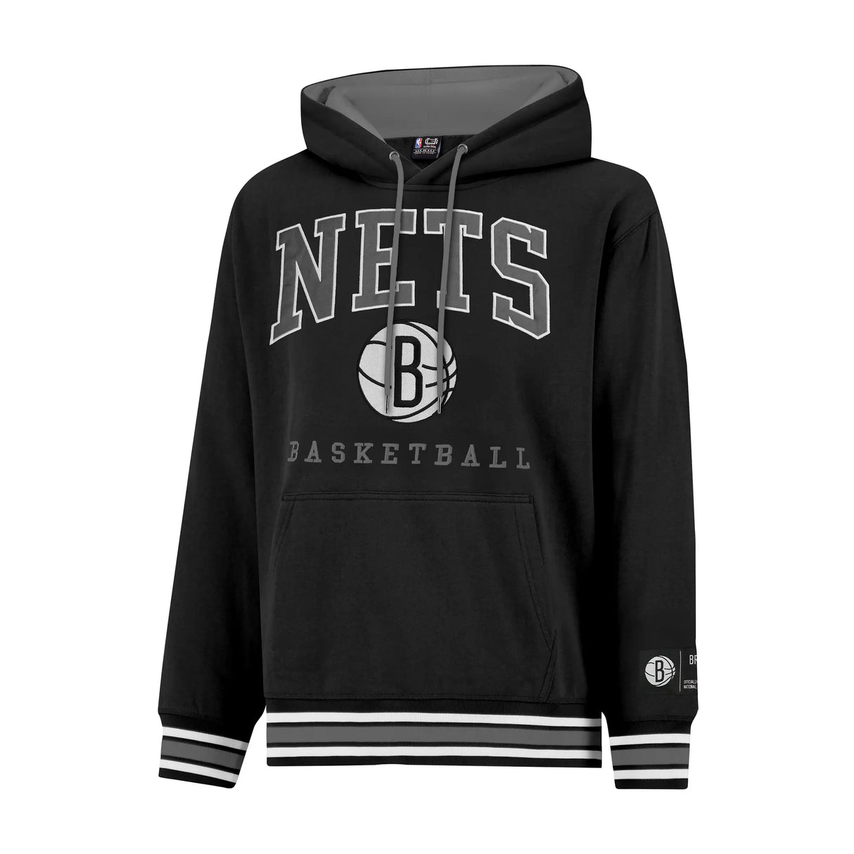 Ultra Game Mens NBA Official Premium Quality MVP Hoodie Sweatshirt | Brooklyn Nets