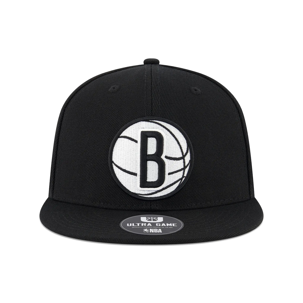 Ultra Game Men’s NBA Official Twill Snap Back Ultimate Baseball Cap Hat | Brooklyn Nets