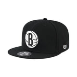 Ultra Game Men’s NBA Official Twill Snap Back Ultimate Baseball Cap Hat | Brooklyn Nets