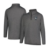 Ultra Game Men's NBA Official Super Soft Quarter Zip Long Sleeve T-Shirt | Brooklyn Nets